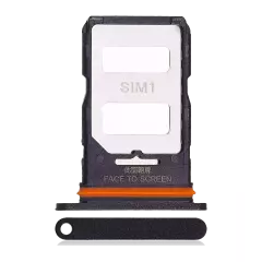Sim Card Tray Compatible For Xiaomi Redmi Note 13 Pro Plus 5G (Black)
