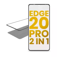 2 in 1 Front Glass With OCA Pre-Installed Compatible For Motorola Edge 20 Pro (XT2153-1 / 2021)