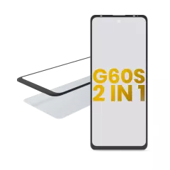 2 in 1 Front Glass With OCA Pre-Installed Compatible For Motorola Moto G60S (XT2133 / 2021)
