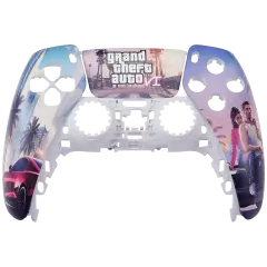 Handle Controller Housing Compatible For PlayStation 5 (GTA6) (Grand Theft Auto VI) (2 Piece Set)