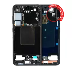 Mid-Frame Housing Compatible For Samsung Galaxy S24 5G (International version) (Service Pack) (Onyx Black)