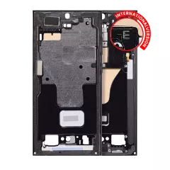 Mid-Frame Housing Compatible For Samsung Galaxy S23 Ultra 5G (International Version) (Graphite)