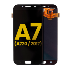 OLED Assembly Without Frame Compatible For Samsung Galaxy A7 (A720 / 2017) (Refurbished: Cosmetic Grade: New) (Black)