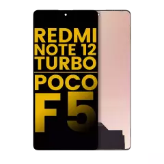 OLED Assembly Without Frame Compatible For Xiaomi Redmi Note 12 Turbo / Xiaomi Poco F5 (Refurbished) (All Colors)