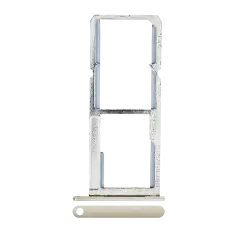 Dual Sim Card Tray Compatible For Motorola Moto G6 Play / G6 Forge (XT1922 / 2018) (Gold)