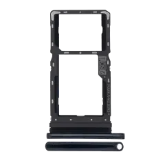 Dual Sim Card Tray Compatible For Motorola Moto G8 Play (XT2015 / 2019) (Blue)