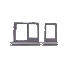 Sim Card Tray Compatible For Samsung Galaxy J8 (J810 / 2018) (Purple) (2 Piece Set)