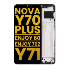 LCD Assembly With Frame Compatible ForHuawei Nova Y70 Plus / Enjoy 60 / Enjoy 70Z / Y71 (Refurbished) (All Colors)