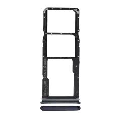 Dual Sim Card Tray Compatible For Samsung Galaxy A9 (A920 / 2018) (Caviar Black)