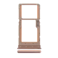 Dual Sim Card Tray Compatible For Motorola Moto G9 Plus (XT2087 / 2020) (Rose Gold)