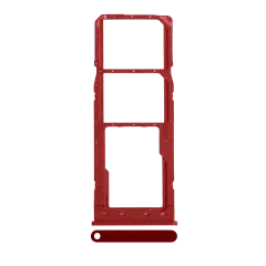 Dual Sim Card Tray For Samsung Galaxy A10 (A105 / 2019) (Red)