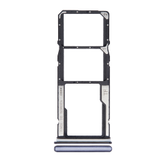 Dual Sim Card Tray Compatible For Xiaomi Redmi Note 10 / Note 10S (Onyx Gray)
