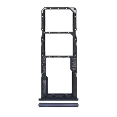 Dual Sim Card Tray Compatible For Samsung Galaxy A21S (A217 / 2020) (Black)