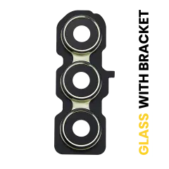 Back Camera Lens With Bracket Compatible For Samsung Galaxy A55 5G (A556 / 2024) (Premium) (Lemon)