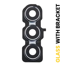 Back Camera Lens With Bracket Compatible For Samsung Galaxy A55 5G (A556 / 2024) (Premium) (Iceblue)
