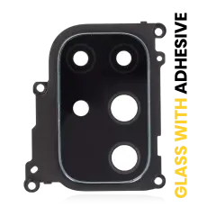 Back Camera Lens (Glass Only) With Adhesive Compatible For Motorola Moto G Power (XT2165 / 2022)