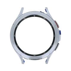 Housing  Compatible For Samsung  Galaxy Watch 4 Classic (46mm) (Service Pack) (Silver)