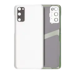 Back Cover Glass With Camera Lens Compatible For Samsung Galaxy S20  (Service Pack) (Cloud White) 