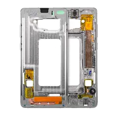 Mid-Frame Housing Compatible For Samsung Galaxy S10 (With Small Parts) (Prism Blue) 