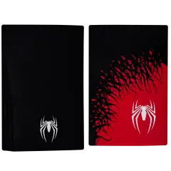 Faceplate Cover (Top & Bottom) Compatible For PlayStation 5 (1000 / 1100 / 1200) (Spider-Man)