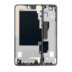 Mid-Frame Housing With Power Button Flex Compatible For Motorola Moto G Power (XT2117 / 2021) (Flash Gray)