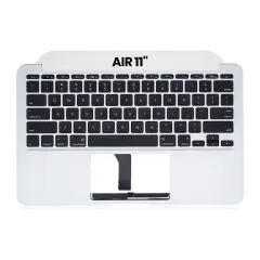 Top Case With Keyboard With Microphone Compatible For MacBook Air 11" (A1465 / Mid 2013 / Early 2014 / Early 2015) (US English)(Used OEM Pull: Grade B/C)