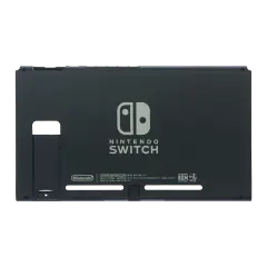 Housing Shell Case Cover (Top & Bottom) Compatible For Nintendo Switch (HAC-001(-01) Version 2) (Black)