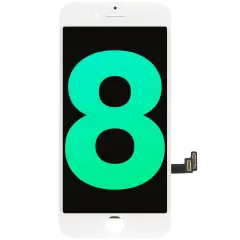 LCD Assembly Compatible For iPhone 8 (Genuine OEM) (Silver)