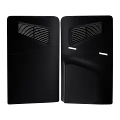 Console Shell Compatible For PlayStation 5 Slim (Black) (2 Piece Set)