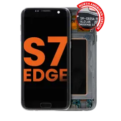 OLED Assembly With Frame For Samsung Galaxy S7 Edge G935A (North American Version) (Blemish: Grade D) (Black Onyx)