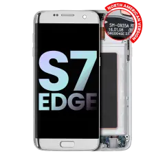 OLED Assembly With Frame For Samsung Galaxy S7 Edge G935A (North American Version) (Service Pack) (Silver)