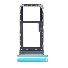 Single Sim Card Tray Compatible For Motorola Moto E7 (XT2095 / 2020) (Aqua Blue)