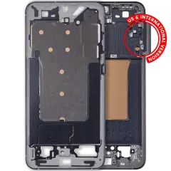 Mid-Frame Housing Compatible For Samsung Galaxy S25 Plus 5G (US & International Version) (Blue Black)