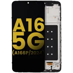 OLED Assembly With Frame Compatible For Samsung Galaxy A16 5G (A166P / 2024) (US Version) (Refurbished) (All Colors)
