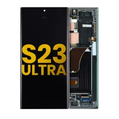 OLED Assembly With Frame Compatible For Samsung Galaxy S23 Ultra 5G (US & International) (Assembled) (Green)