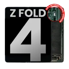 Inner OLED Assembly With Frame Compatible For Samsung Galaxy Z Fold 4 5G (US & International) (Used OEM Pull: Grade A) (Graygreen)	
