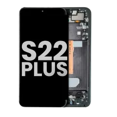OLED Assembly With Frame Compatible For Samsung Galaxy S22 Plus 5G (Used OEM Pull: Grade B/C) (Phantom Green)