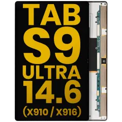 OLED Assembly Without Frame Compatible For Samsung Galaxy Tab S9 Ultra 14.6"  (X910 / X916) (2023) (Refurbished) (All Colors)