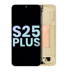 OLED Assembly With Frame Compatible For Samsung Galaxy S25 Plus 5G (US & International Version) (Service Pack) (Pink Gold)