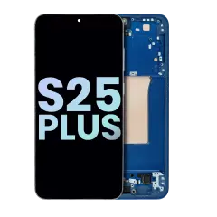 OLED Assembly With Frame Compatible For Samsung Galaxy S25 Plus 5G (US & International Version) (Service Pack) (Navy)