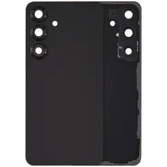 Back Cover Glass With Camera Lens Compatible For Samsung Galaxy S25 5G (No Logo) (Aftermarket Plus) (Blue Black)