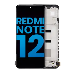 LCD Assembly With Frame Compatible For Xiaomi Redmi Note 12 4G (Aftermarket: Incell) (All Colors)