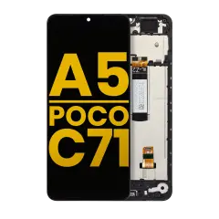 LCD Assembly With Frame Compatible For Xiaomi Redmi A5 4G / Xiaomi Poco C71 (Refurbished) (All Colors)