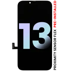 OLED Assembly With Proximity Sensor Flex Pre-Installed Compatible For iPhone 13 (Service Pack)