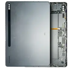 Back Cover Glass Compatible For Samsung Galaxy Tab S7 Plus 12.4" (T970 / T975 / T976) (2020) (Service Pack) (Mystic Silver)