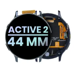 LCD Assembly Compatible For Samsung Galaxy Watch Active 2 (44MM) (Service Pack) (Black)
