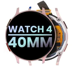 LCD Assembly Compatible For Samsung  Galaxy Watch 4 (40mm) (LTE Version) (Service Pack) (Pink)