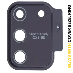 Back Camera Lens With Cover Bezel Ring Compatible For Samsung Galaxy S10 Lite (All Colors)
