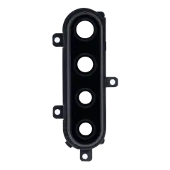Back Camera Lens With Bezel Ring Compatible For Samsung Galaxy A21 (A215 / 2020) (Black)
