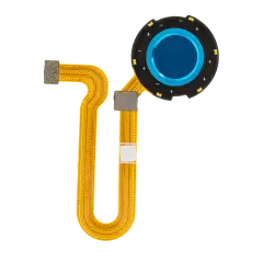 Fingerprint Reader With Flex Cable Compatible For Motorola One Hyper (XT2027 / 2020) (Deepsea Blue)